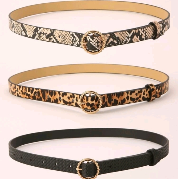 Belts set of 3 styles length adjustable - Picture 5 of 8